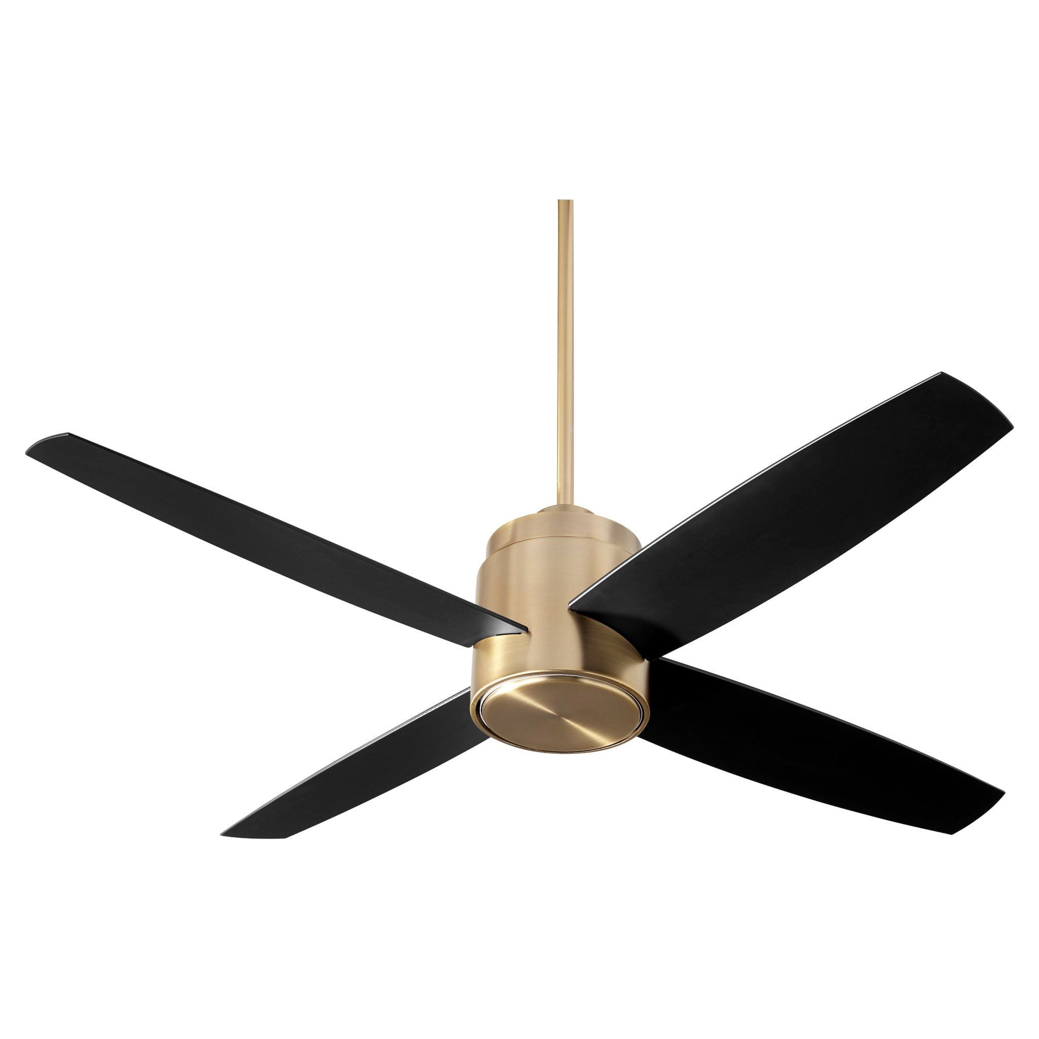 OSLO 52" Four Blade Fan - Aged Brass