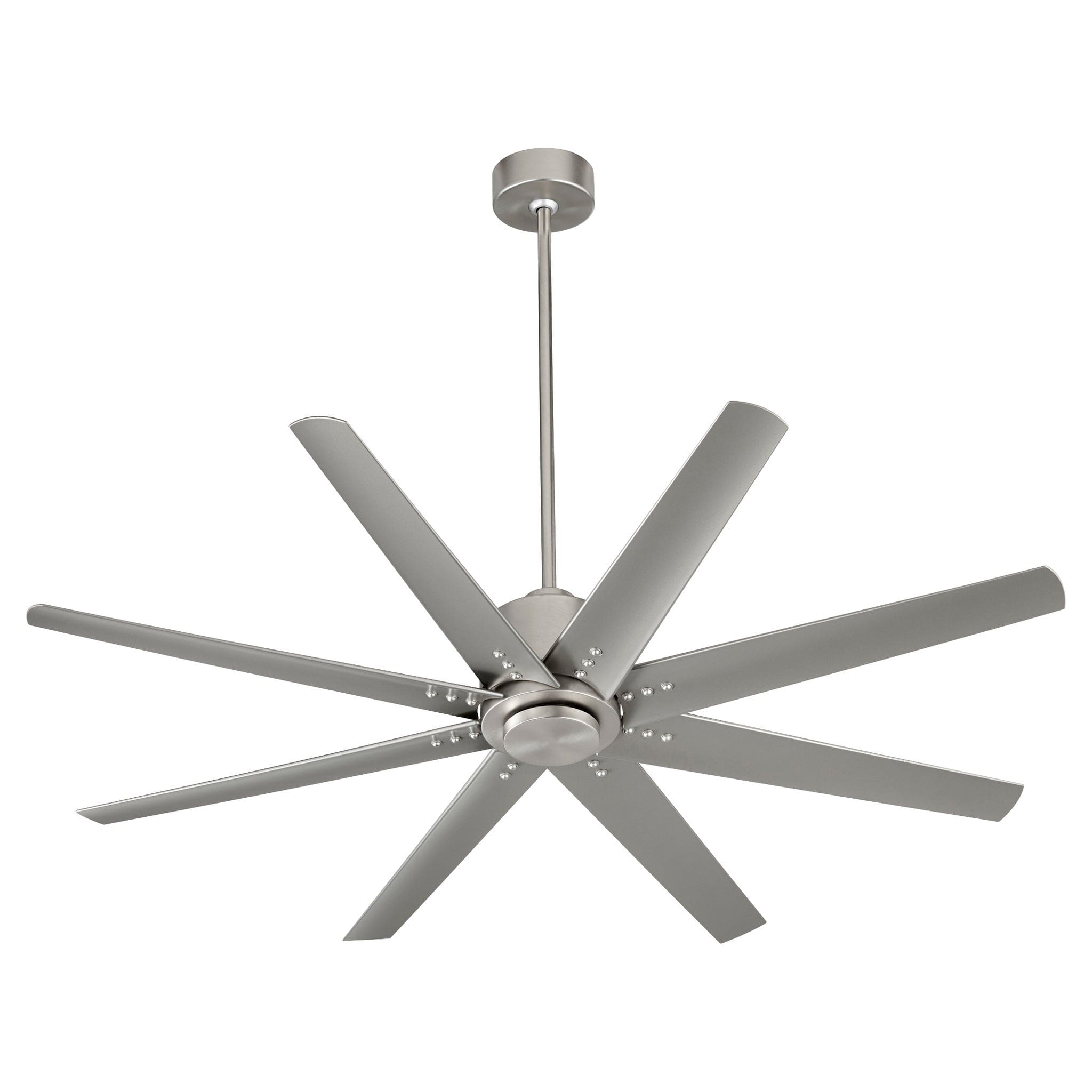 FLEET 56" Eight Blade Fan - Satin Nickel
