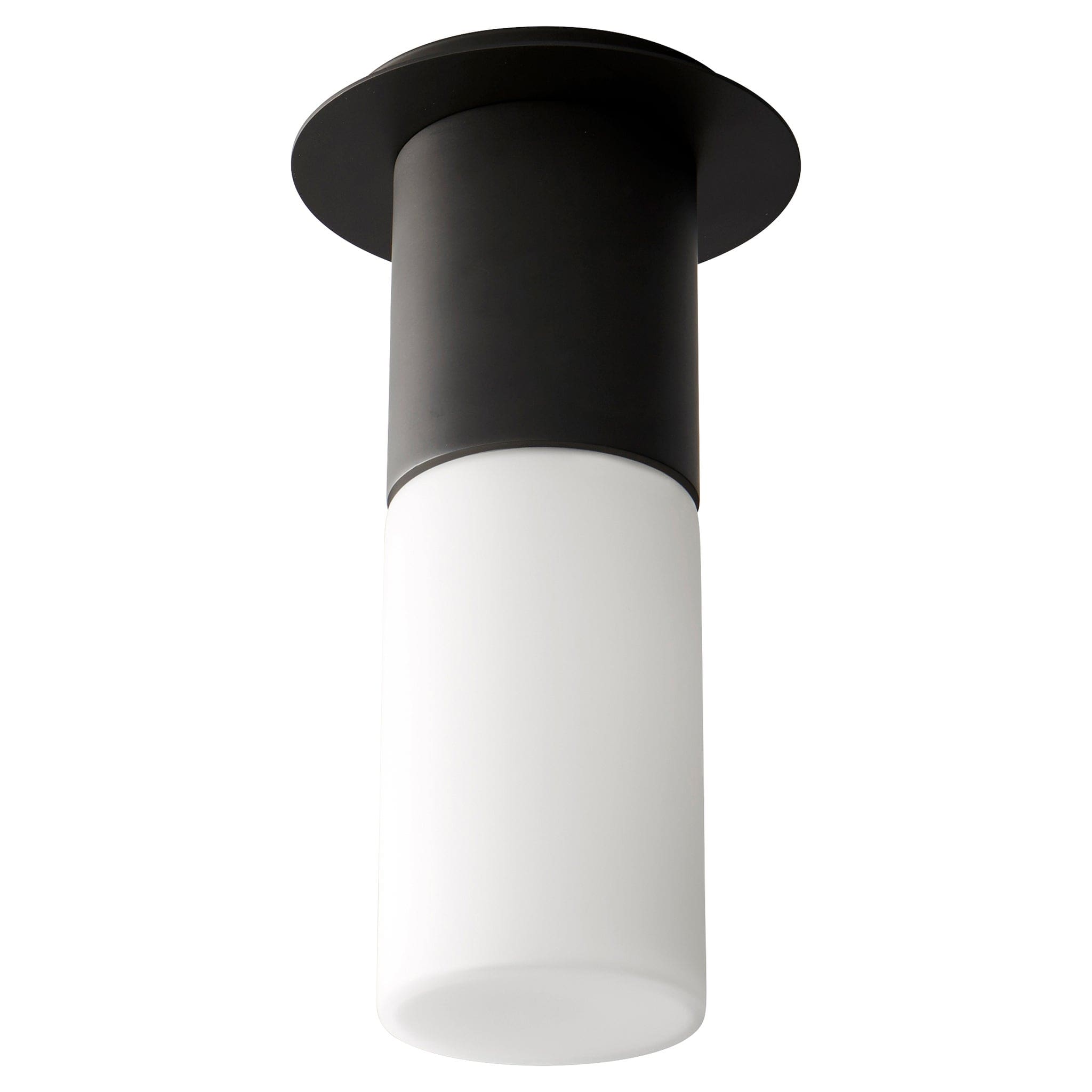 PILAR Large Glass Ceiling Mount - Black