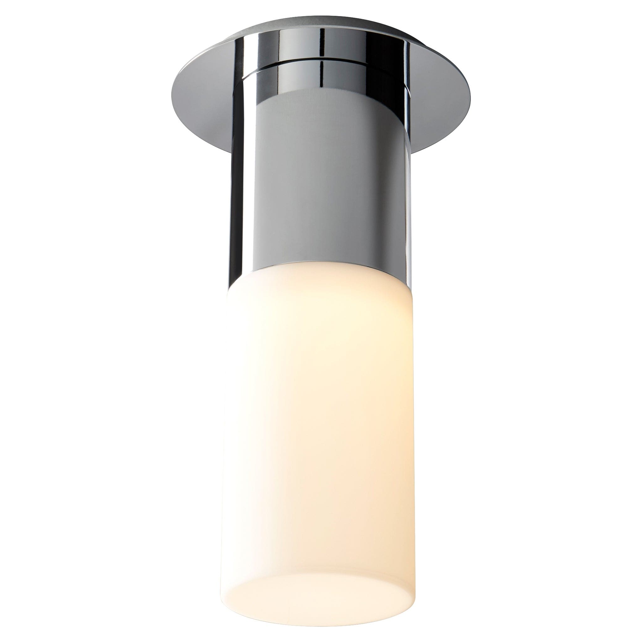 PILAR Large Acrylic Ceiling Mount -3000k- Polished Nickel