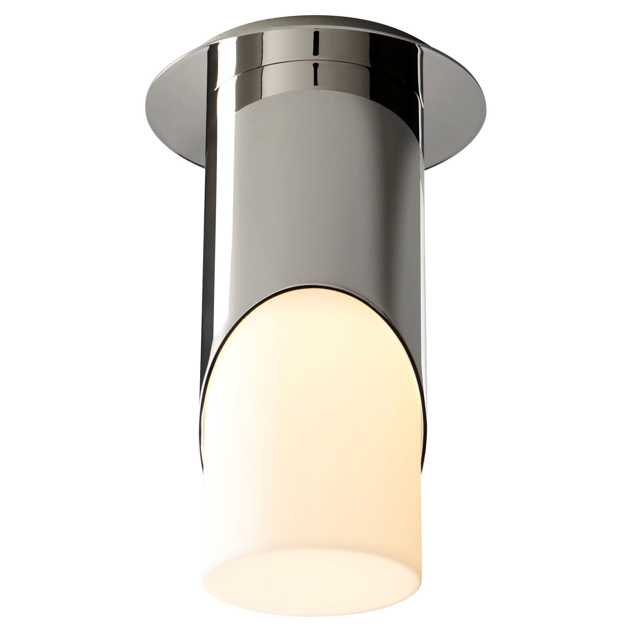ELLIPSE Large Acrylic Ceiling Mount -3000k- Polished Nickel