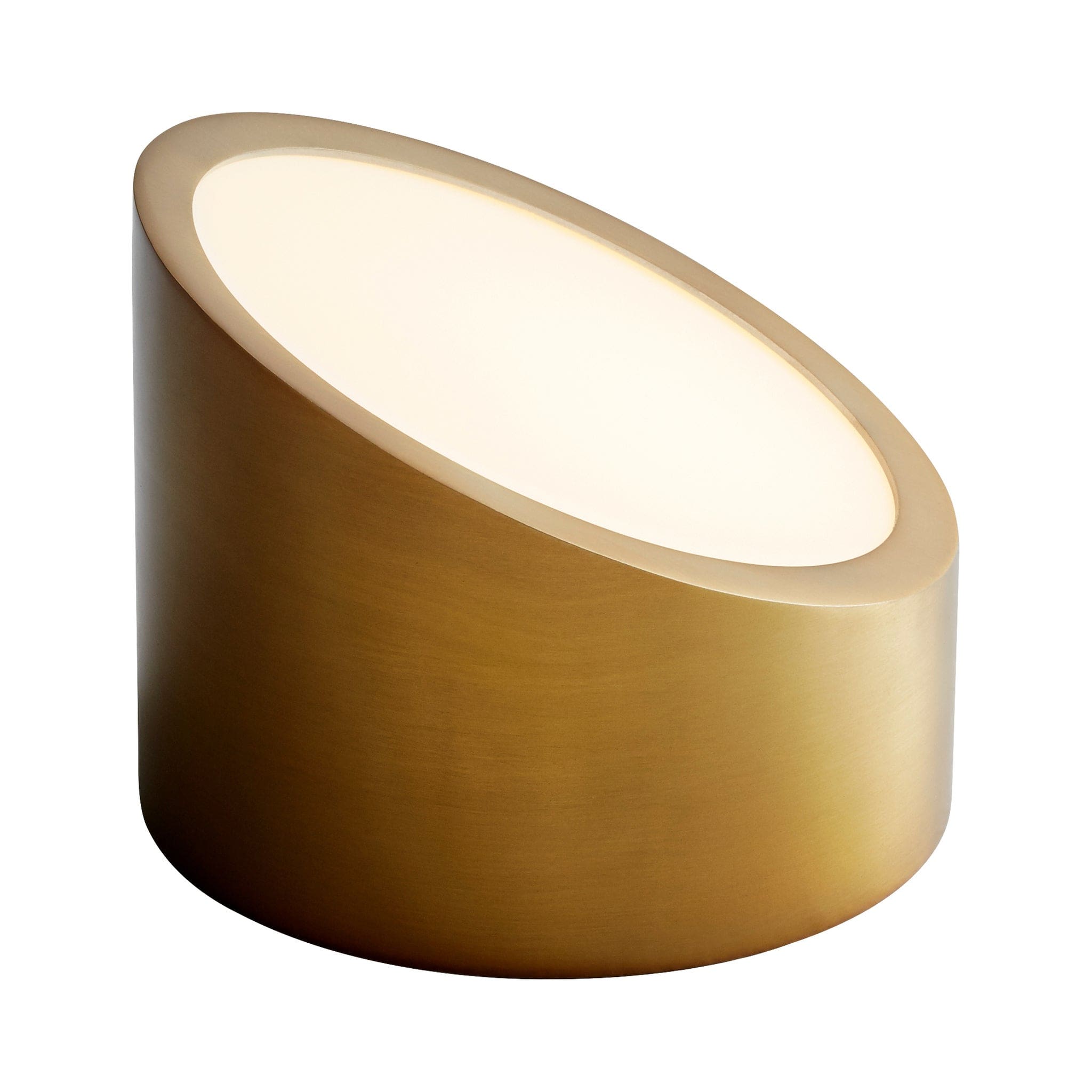 ZEEPERS Wall Sconce/ Ceiling Mount -3000k- Aged Brass