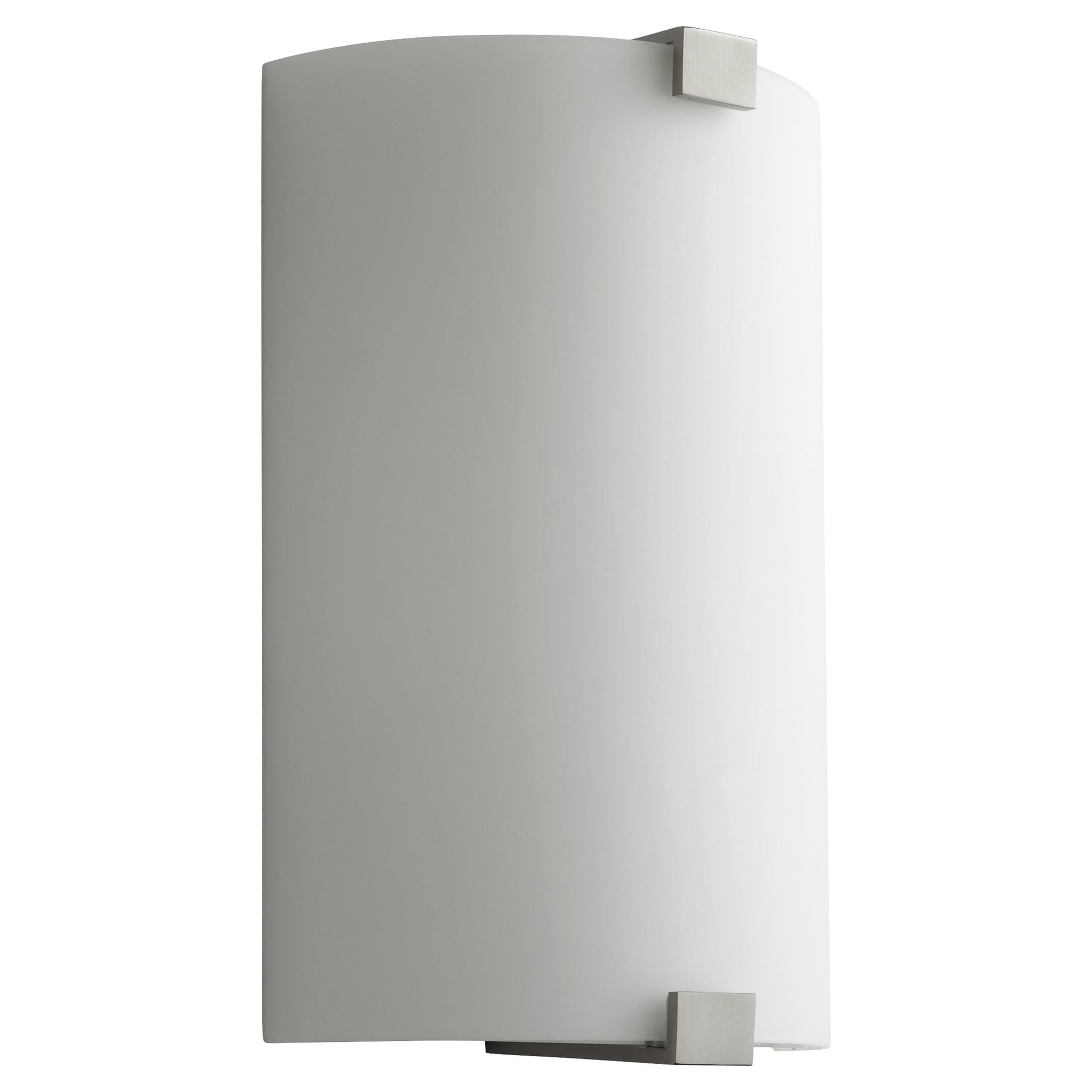 SIREN Glass Wall Sconce -3000k- Satin Nickel