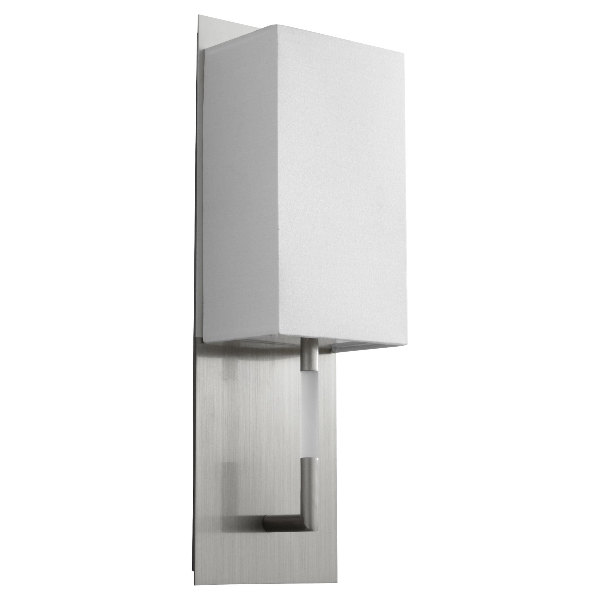 EPOCH Fabric Wall Sconce -3000k- Satin Nickel