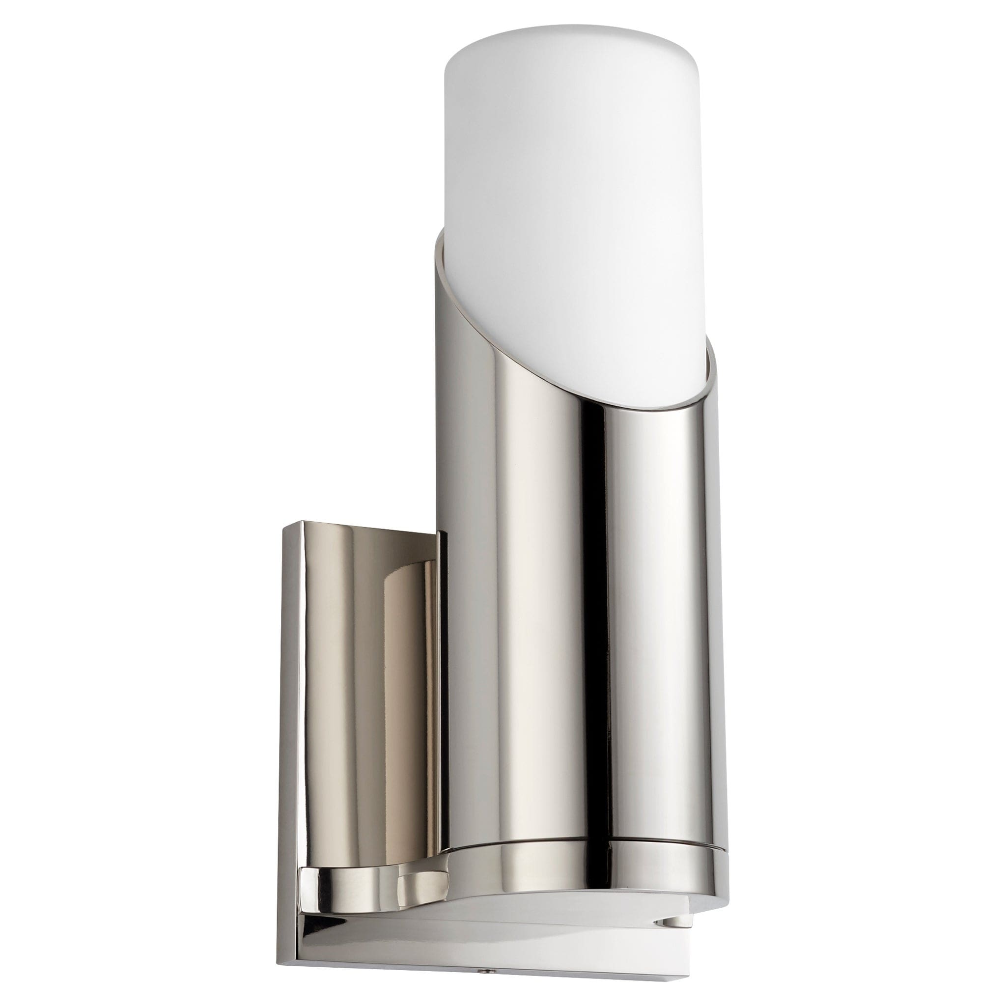 ELLIPSE Glass Wall Sconce -3000k- Polished Nickel