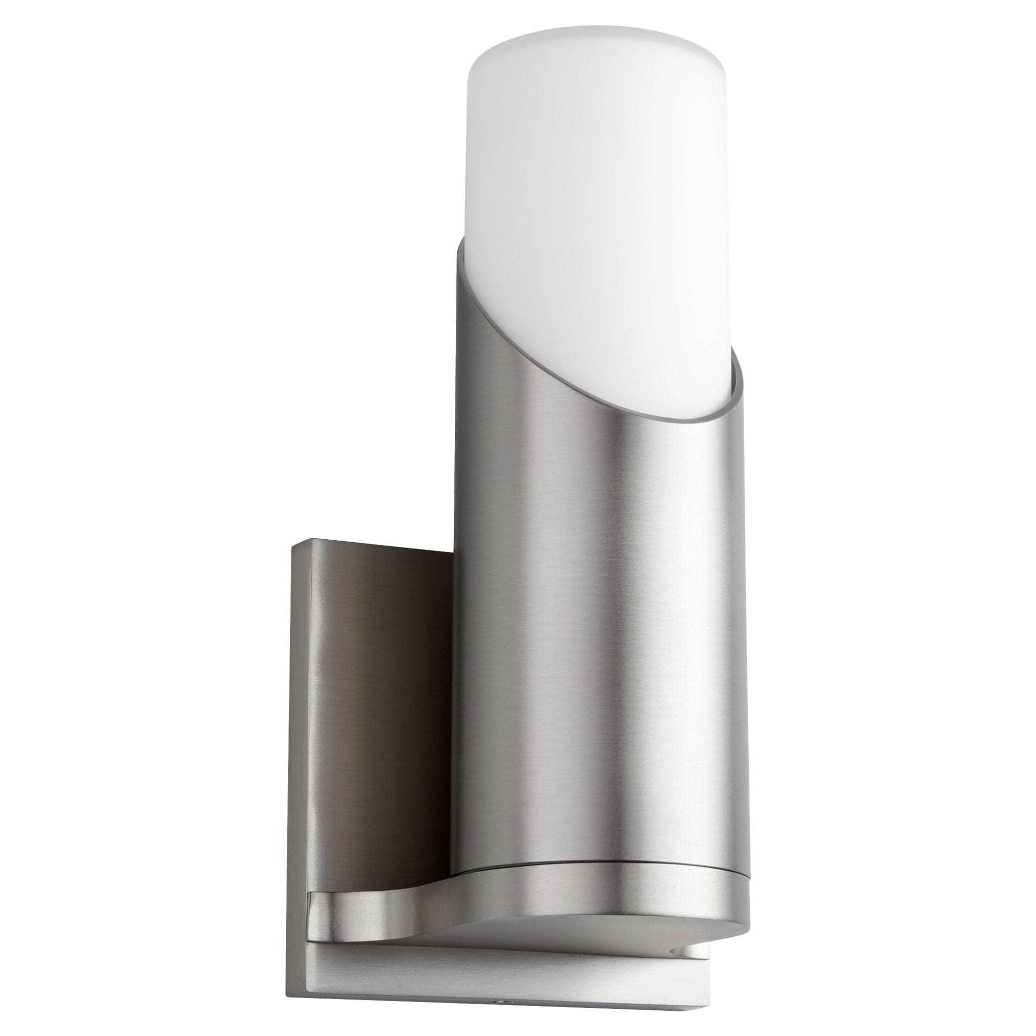 ELLIPSE Glass Wall Sconce -3000k- Satin Nickel