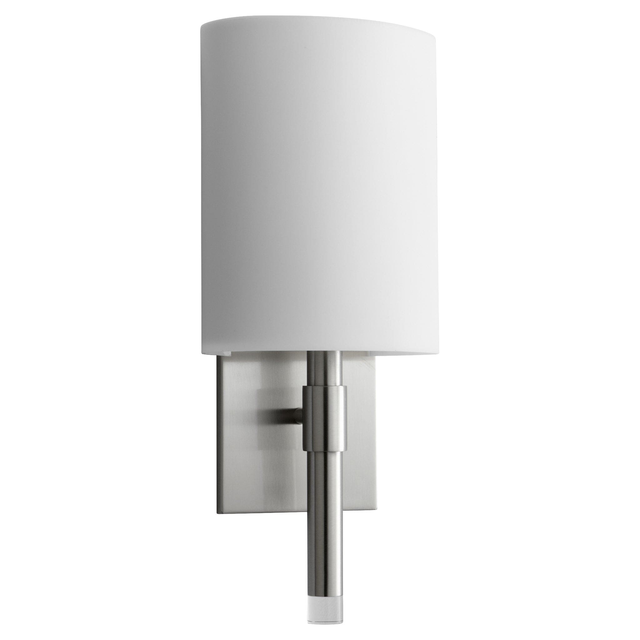 BEACON Acrylic Wall Sconce -3000k- Satin Nickel