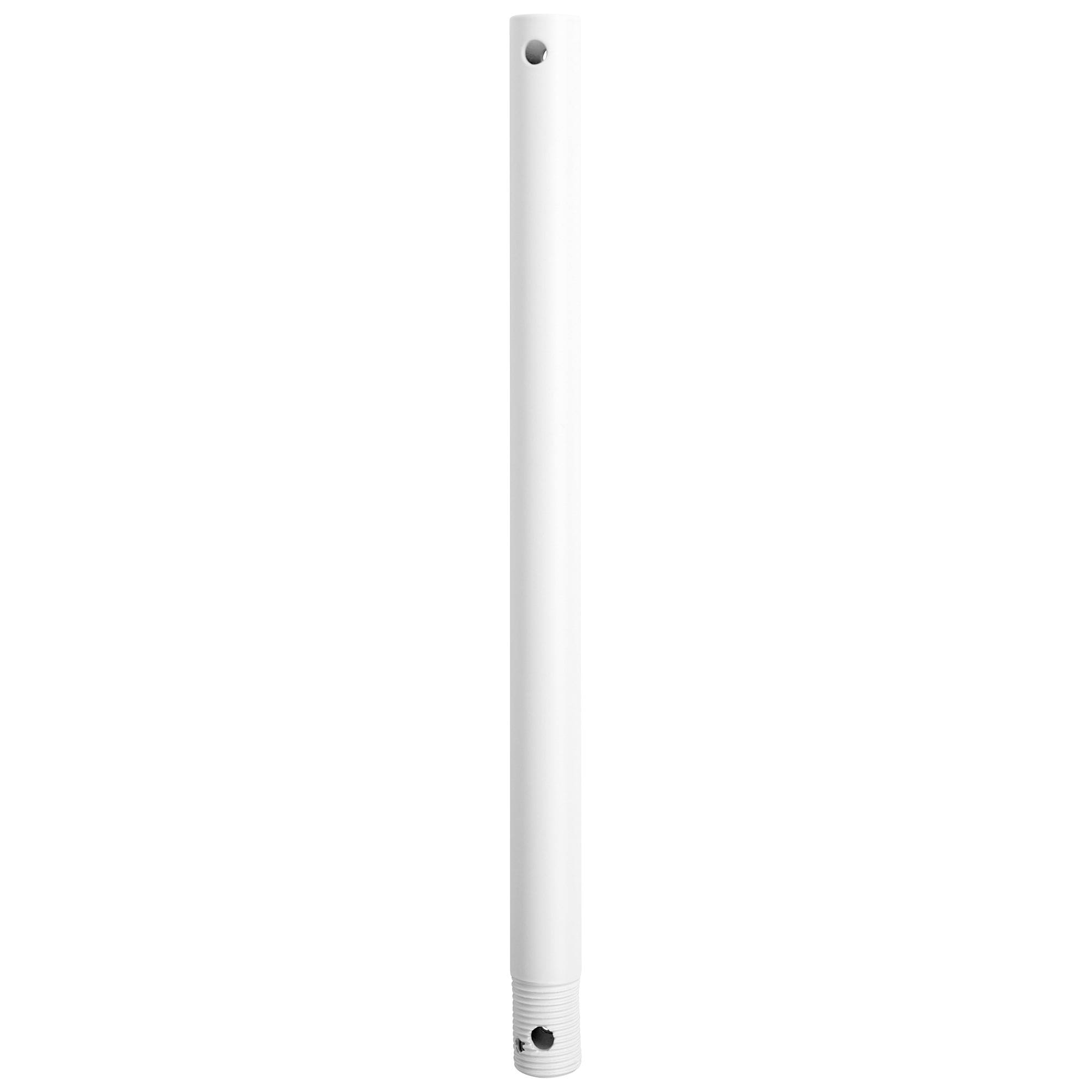 Fan 12" Downrod - White