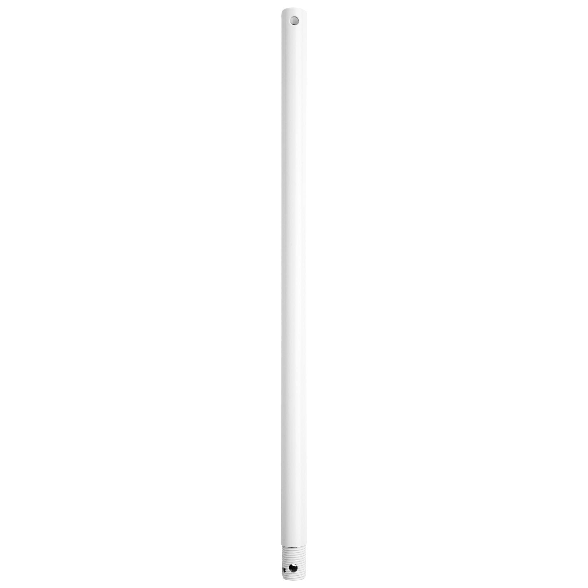 Fan 18" Downrod - White