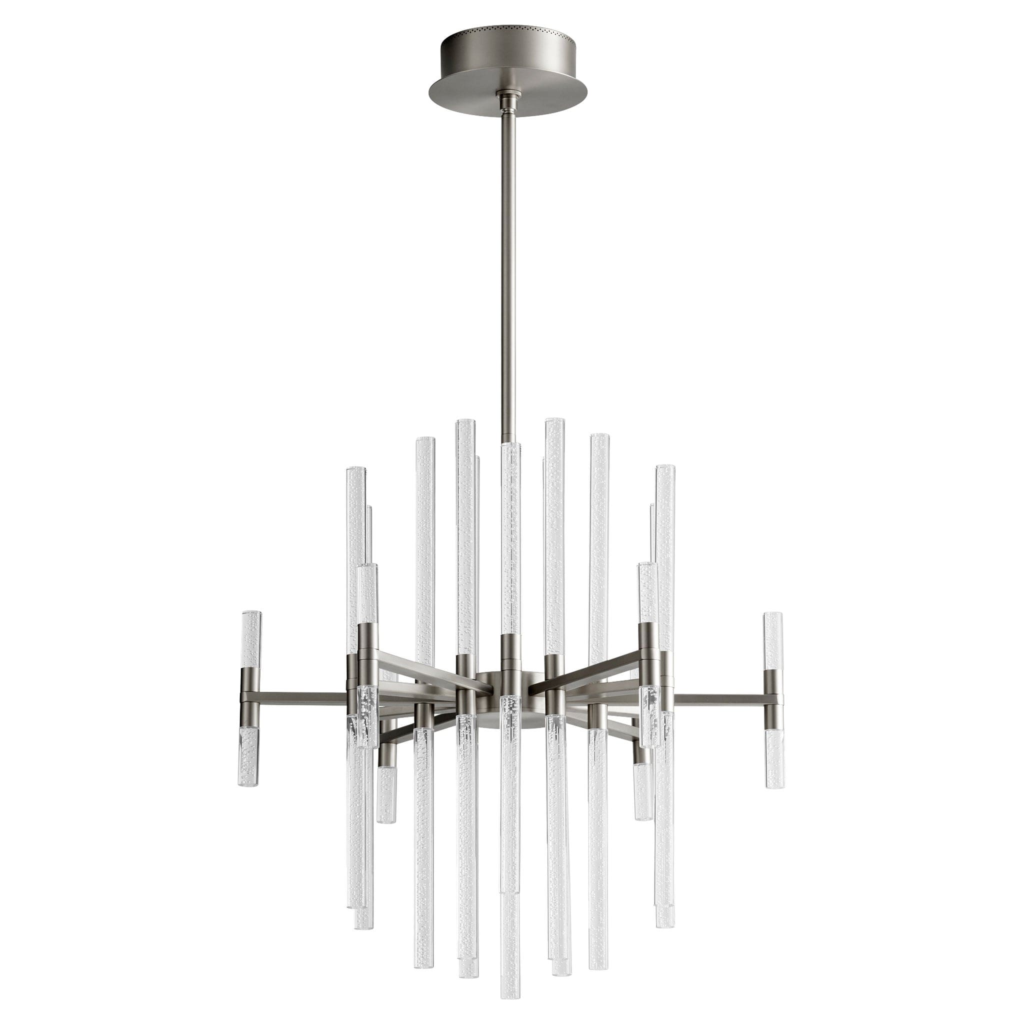 MIRO 26" LED Chandelier -3000k- Satin Nickel