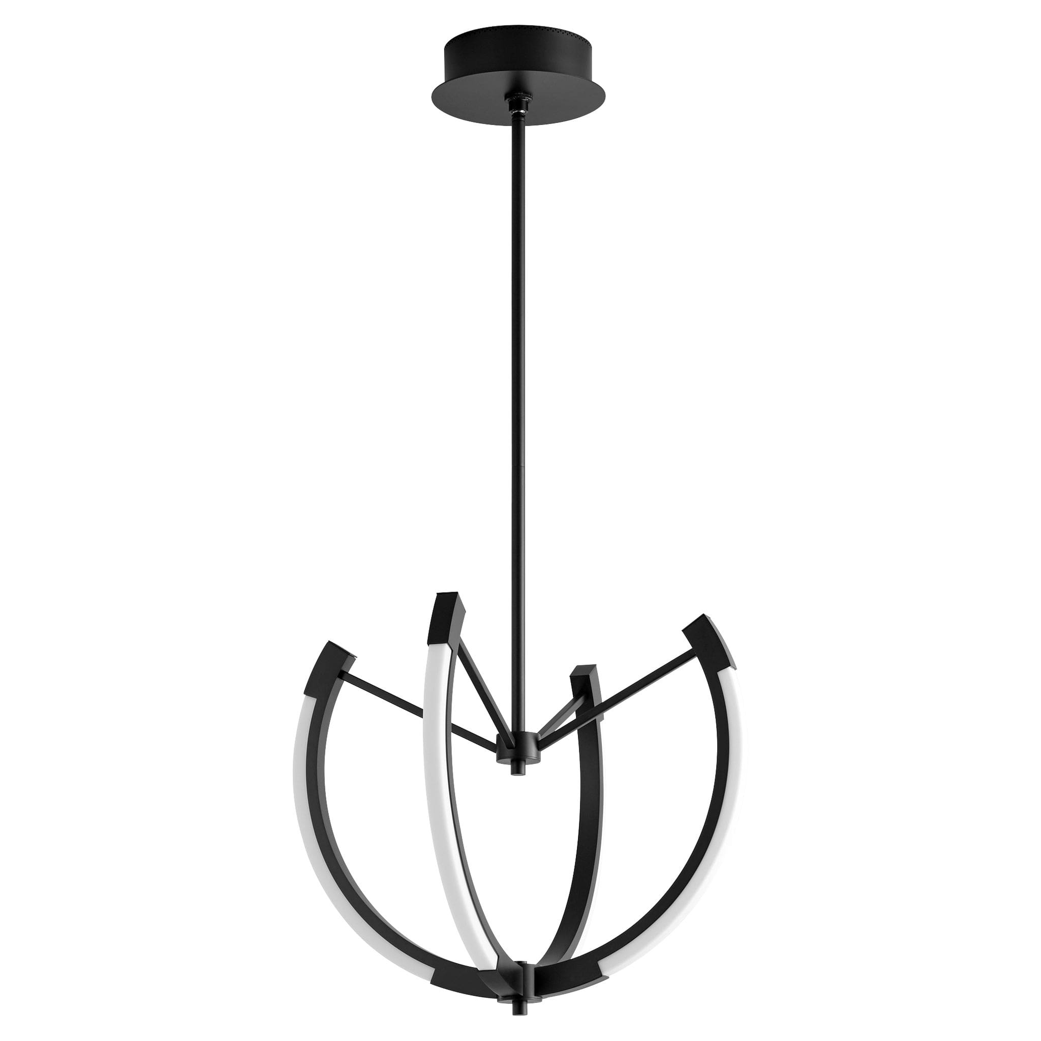 UTOPIA 21" LED Chandelier -3000k- Black