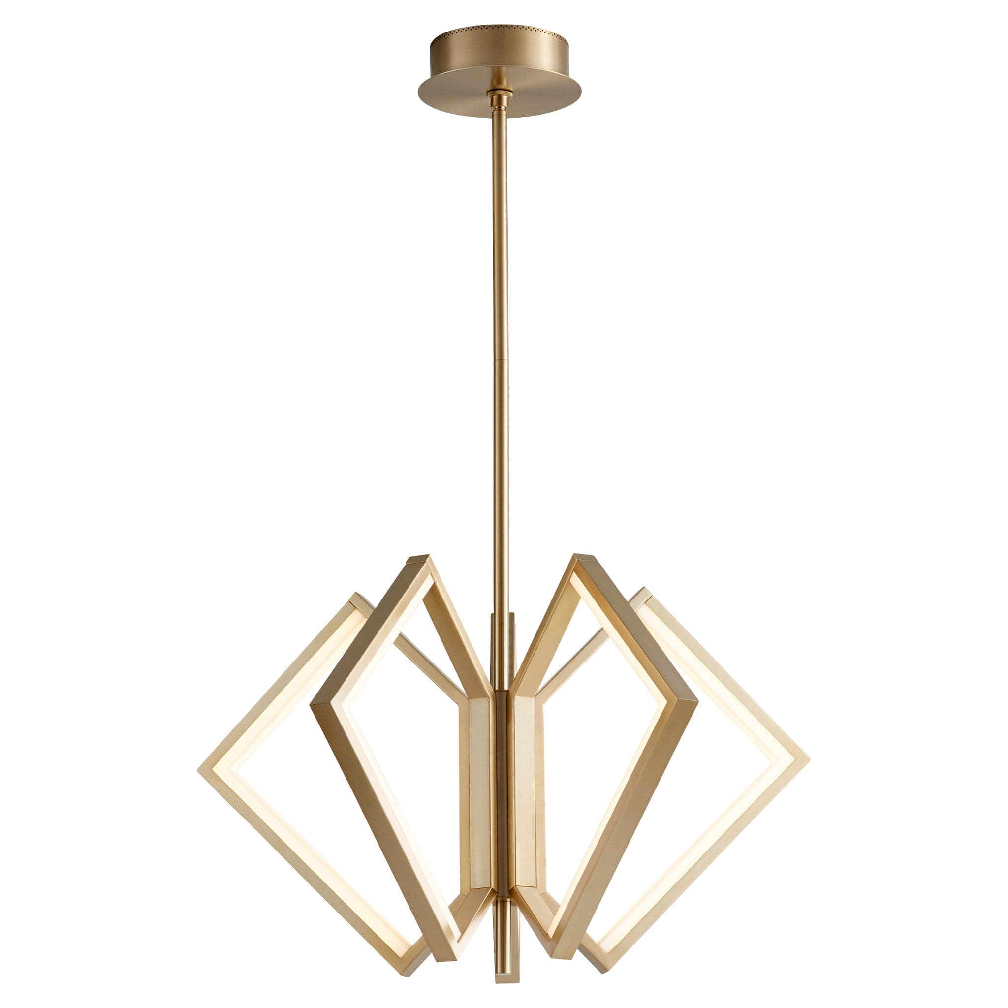 ACADIA 30" LED Chandelier -3000k- Aged Brass