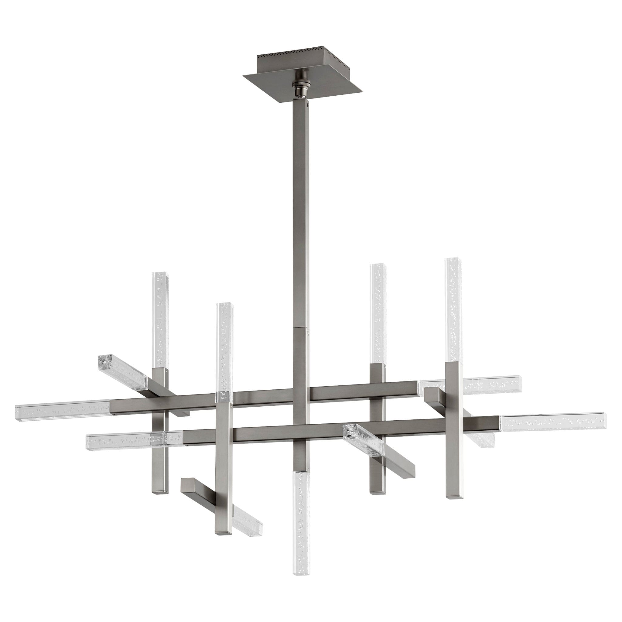 ATLANTIS Thirteen Light Chandelier -3000k- Satin Nickel
