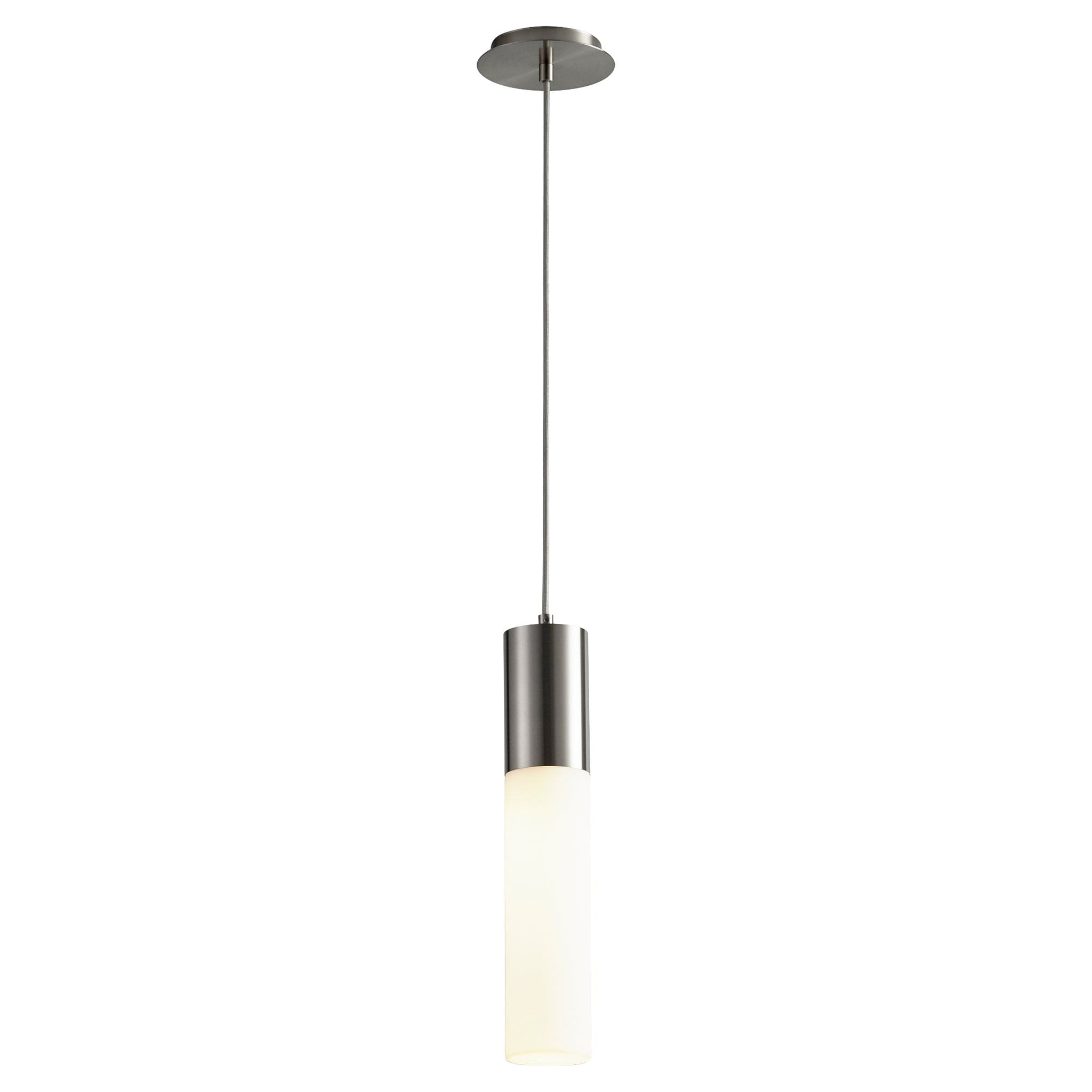 MAGNUM Glass Pendant -3000k- Satin Nickel
