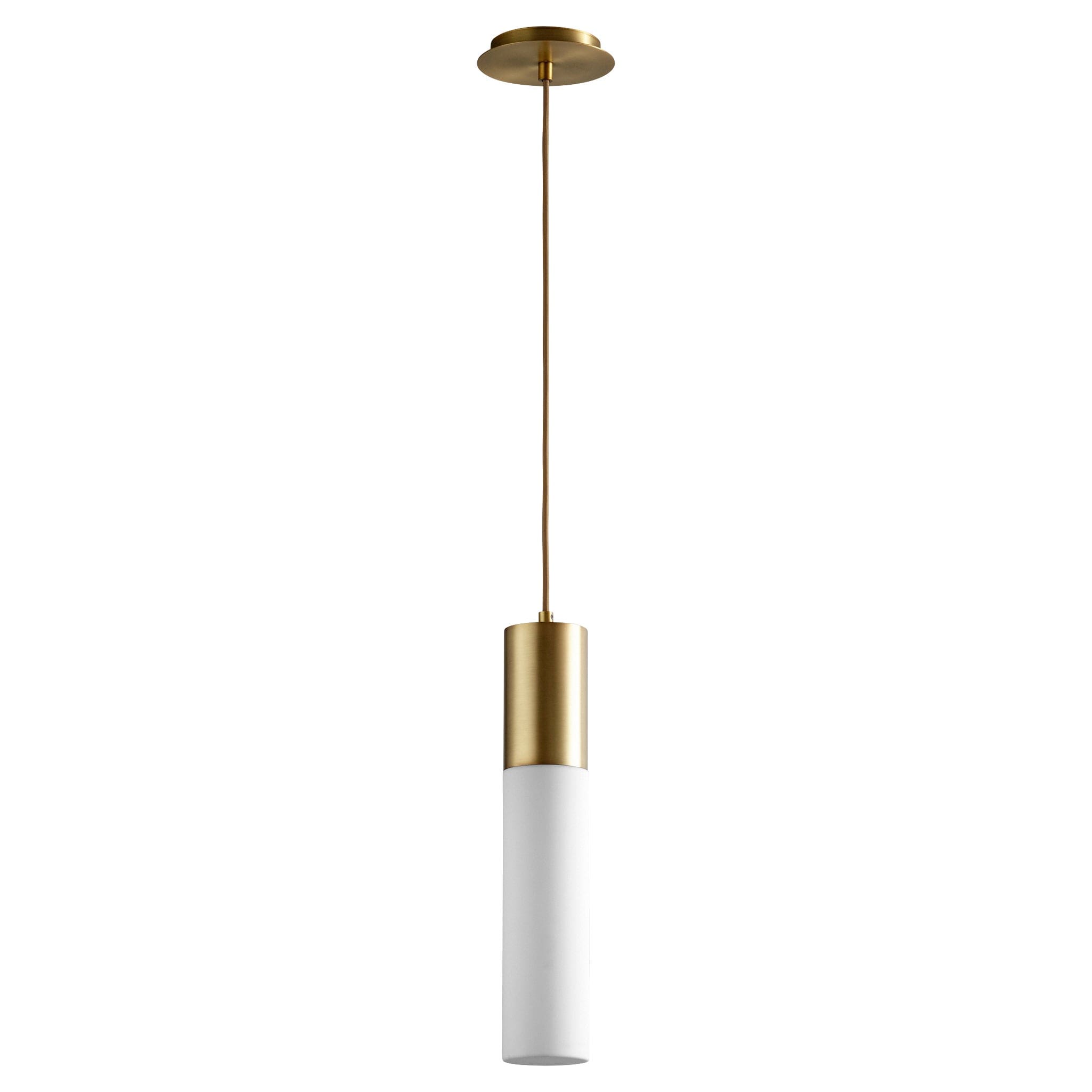 MAGNUM Acrylic Pendant -3000k- Aged Brass