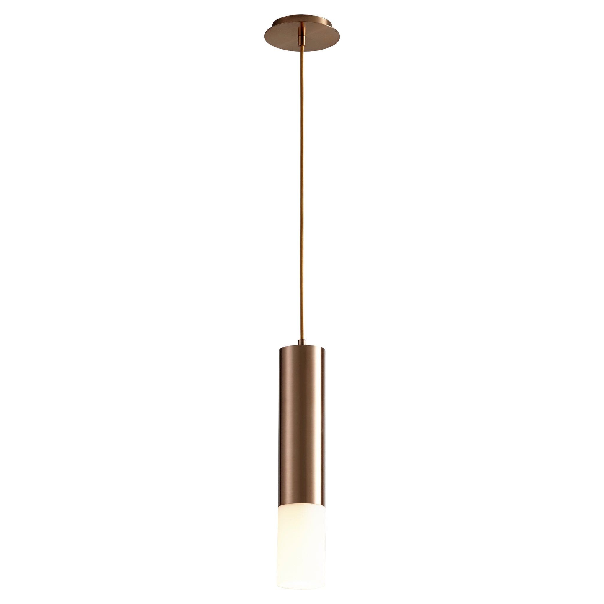 OPUS Glass Pendant -3000k- Satin Copper