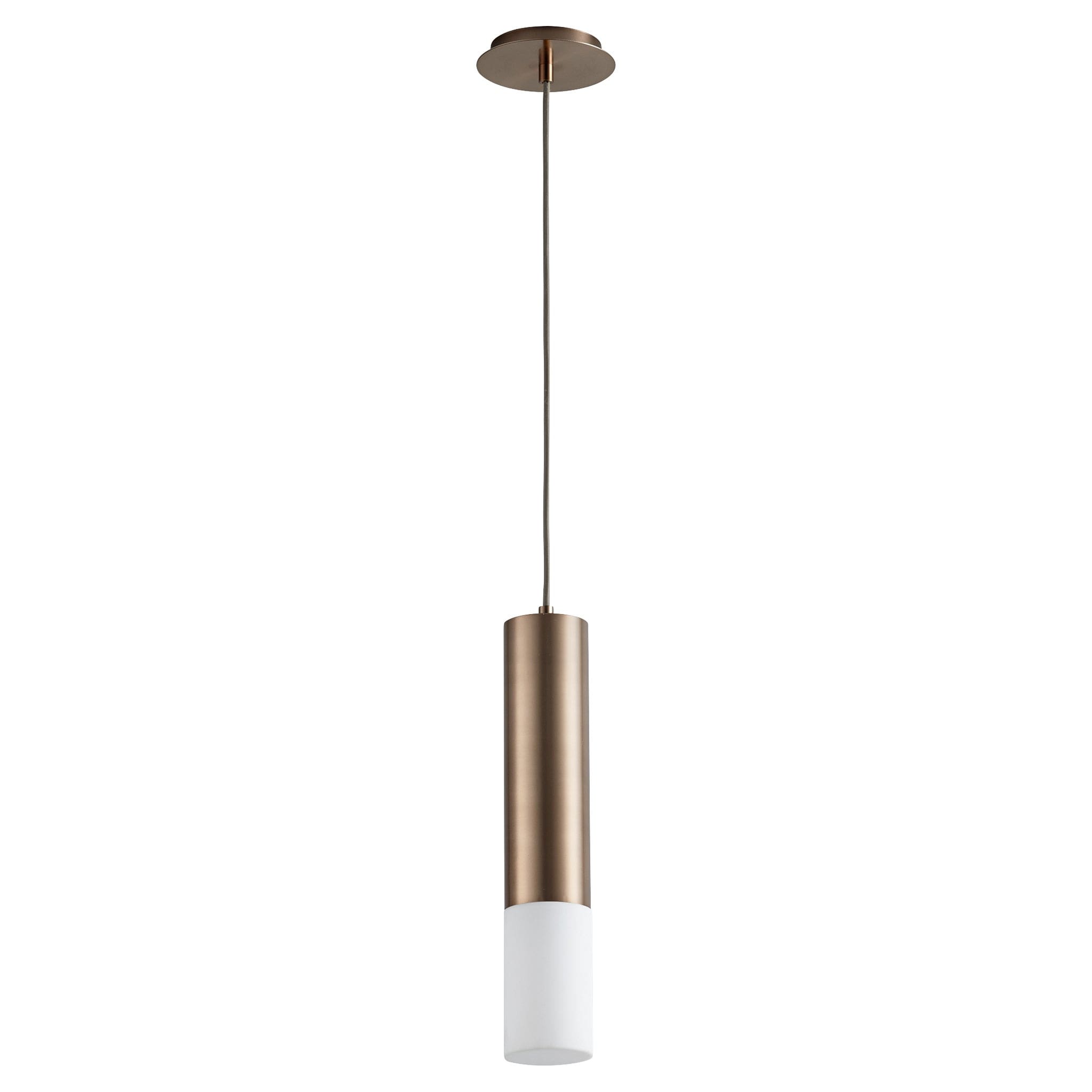 OPUS Acrylic Pendant -3000k- Satin Copper