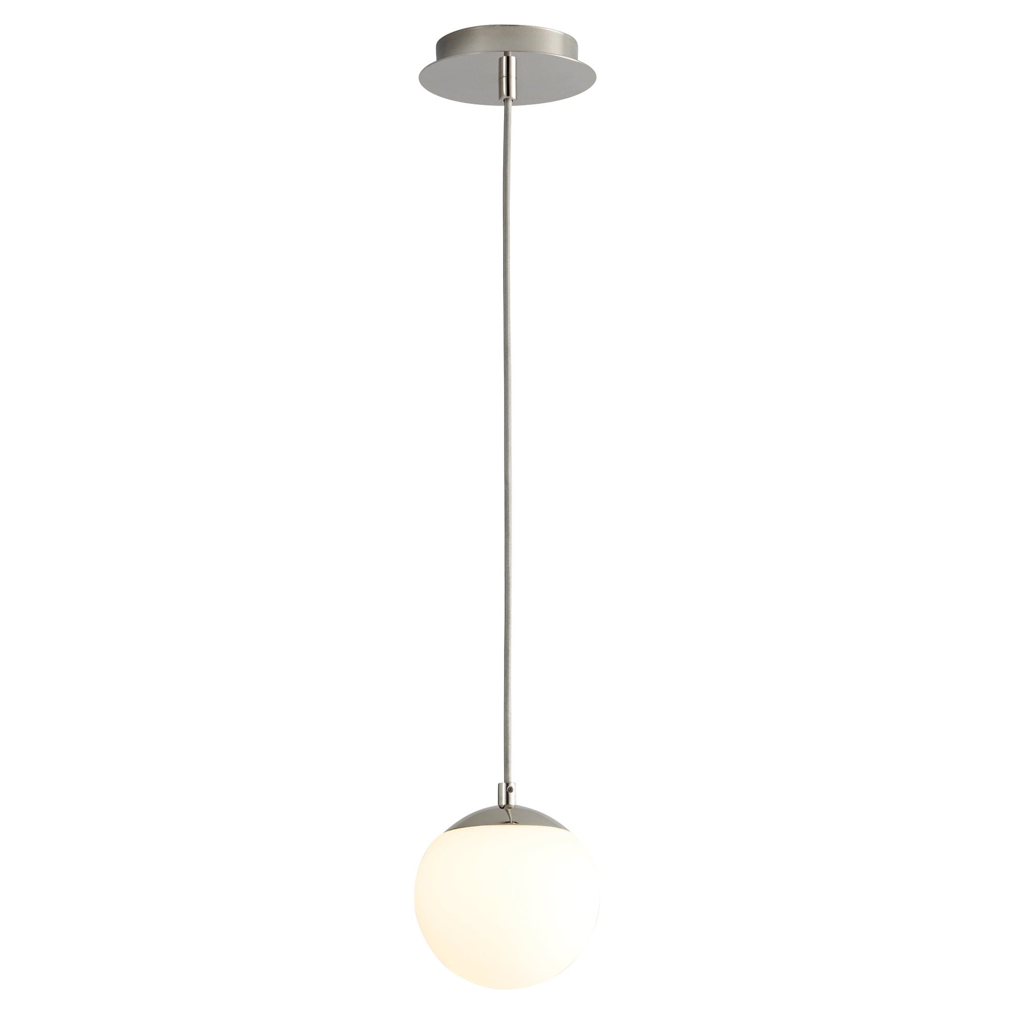 LUNA 6" Pendant -3000k- Polished Nickel