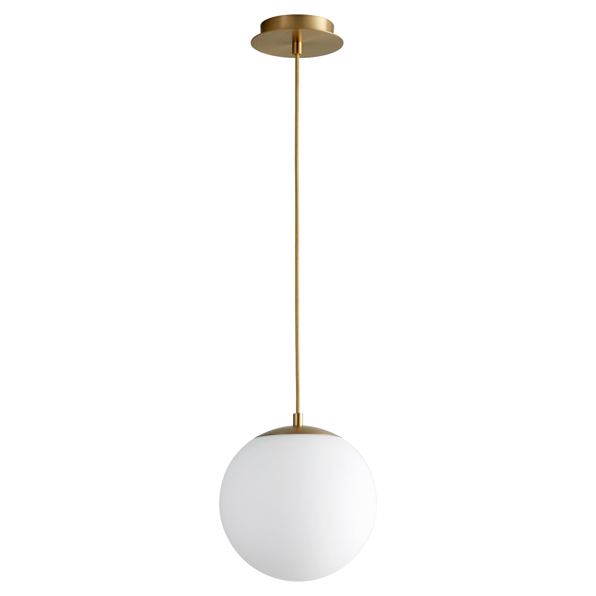 LUNA 10" Pendant -3000k- Aged Brass