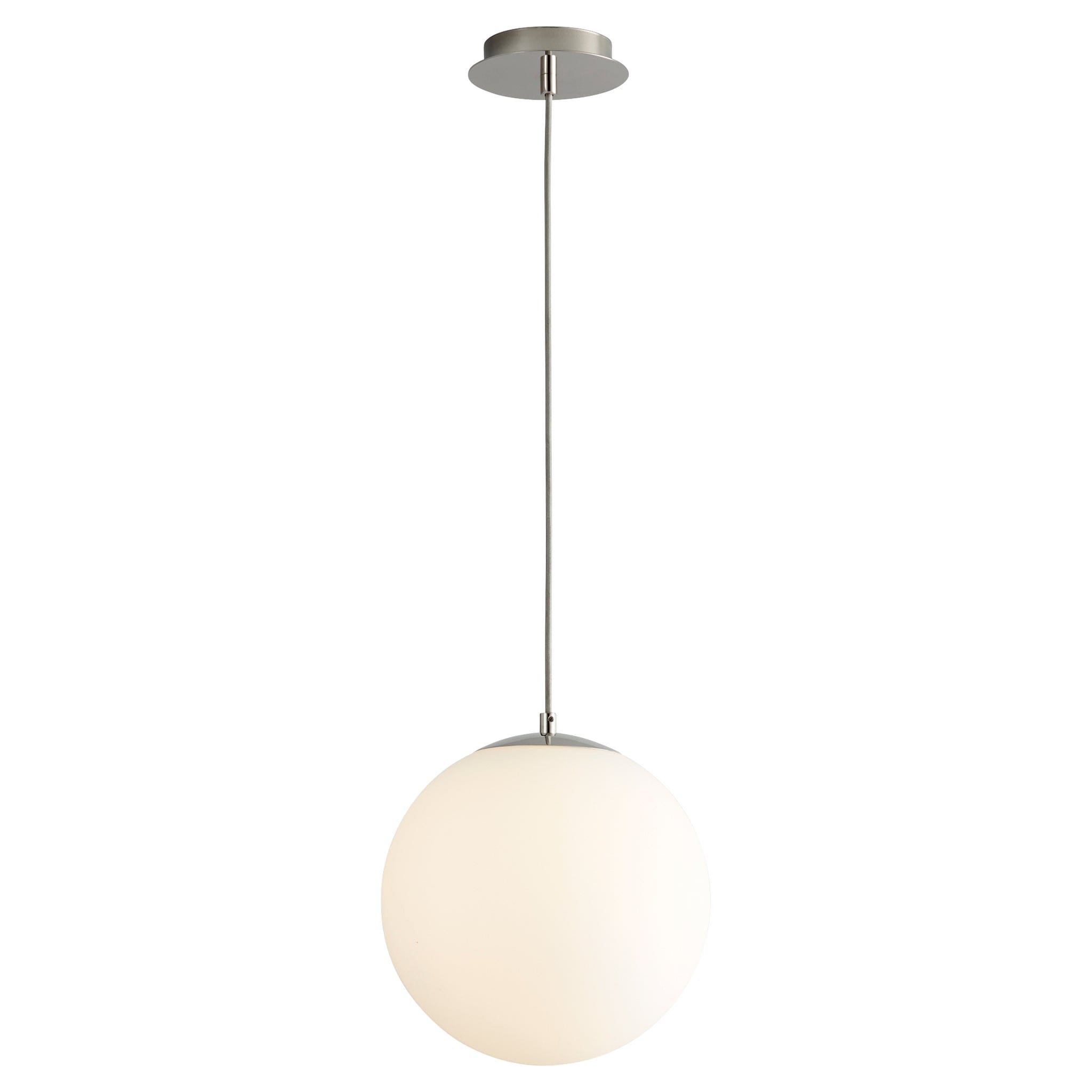LUNA 12" Pendant -3000k- Polished Nickel