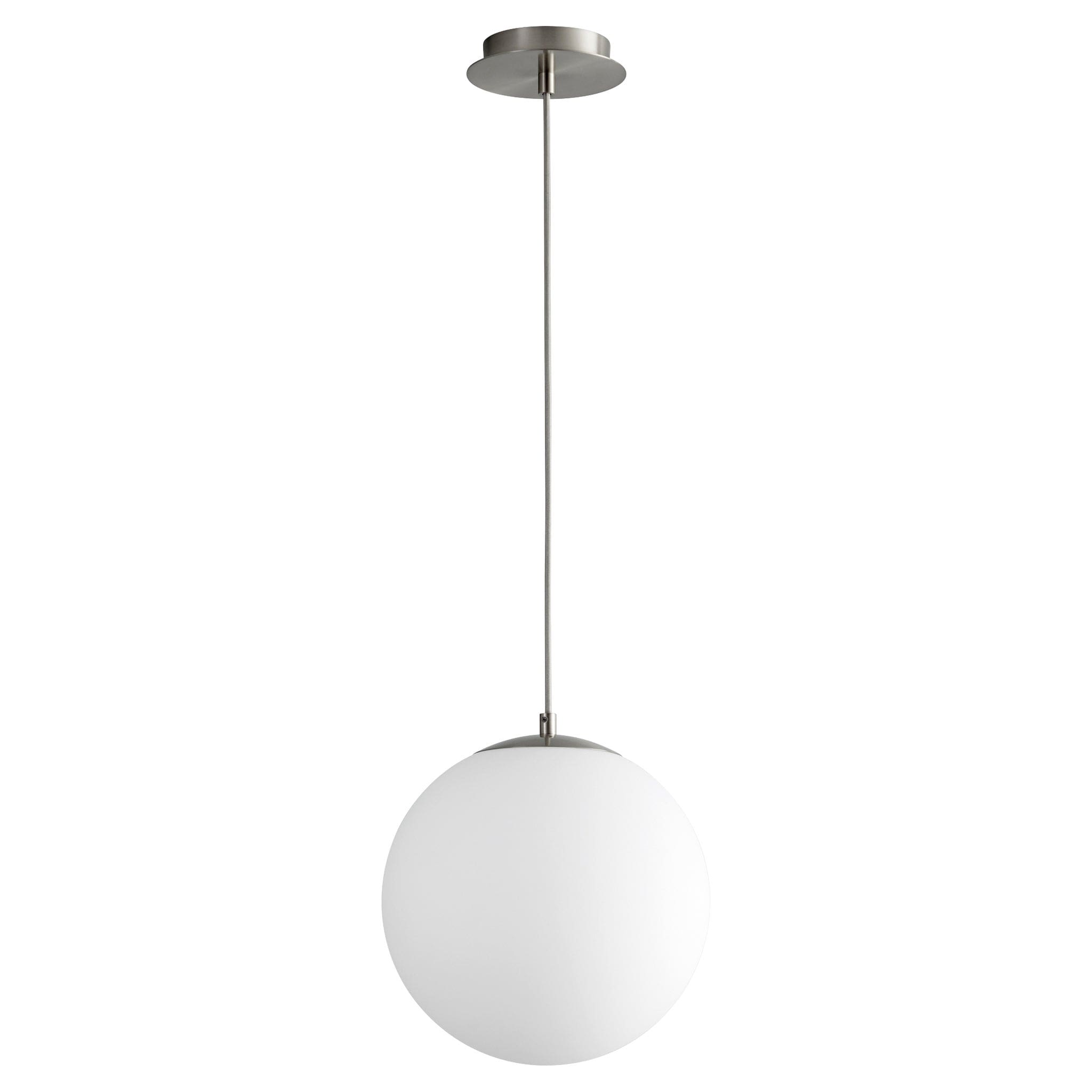 LUNA 12" Pendant -3000k- Satin Nickel