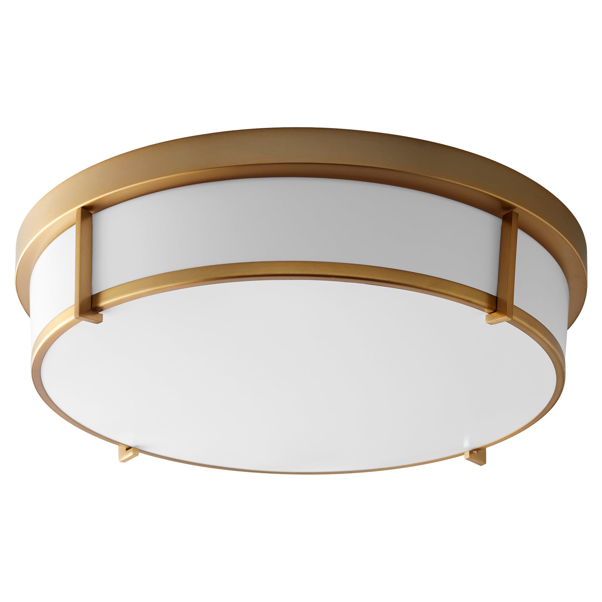 iO 17" Ceiling Mount - Aged Brass
