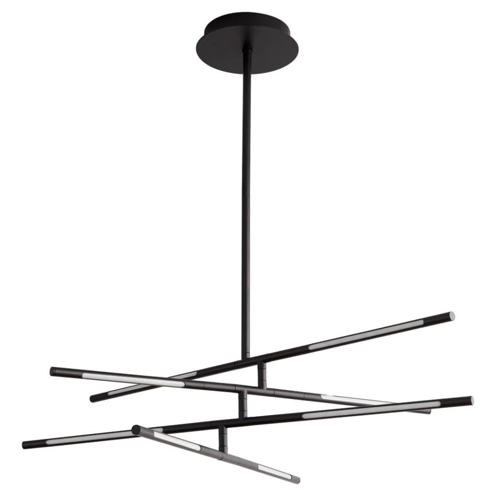 PALILLOS Eight Light CCT Pendant - Black