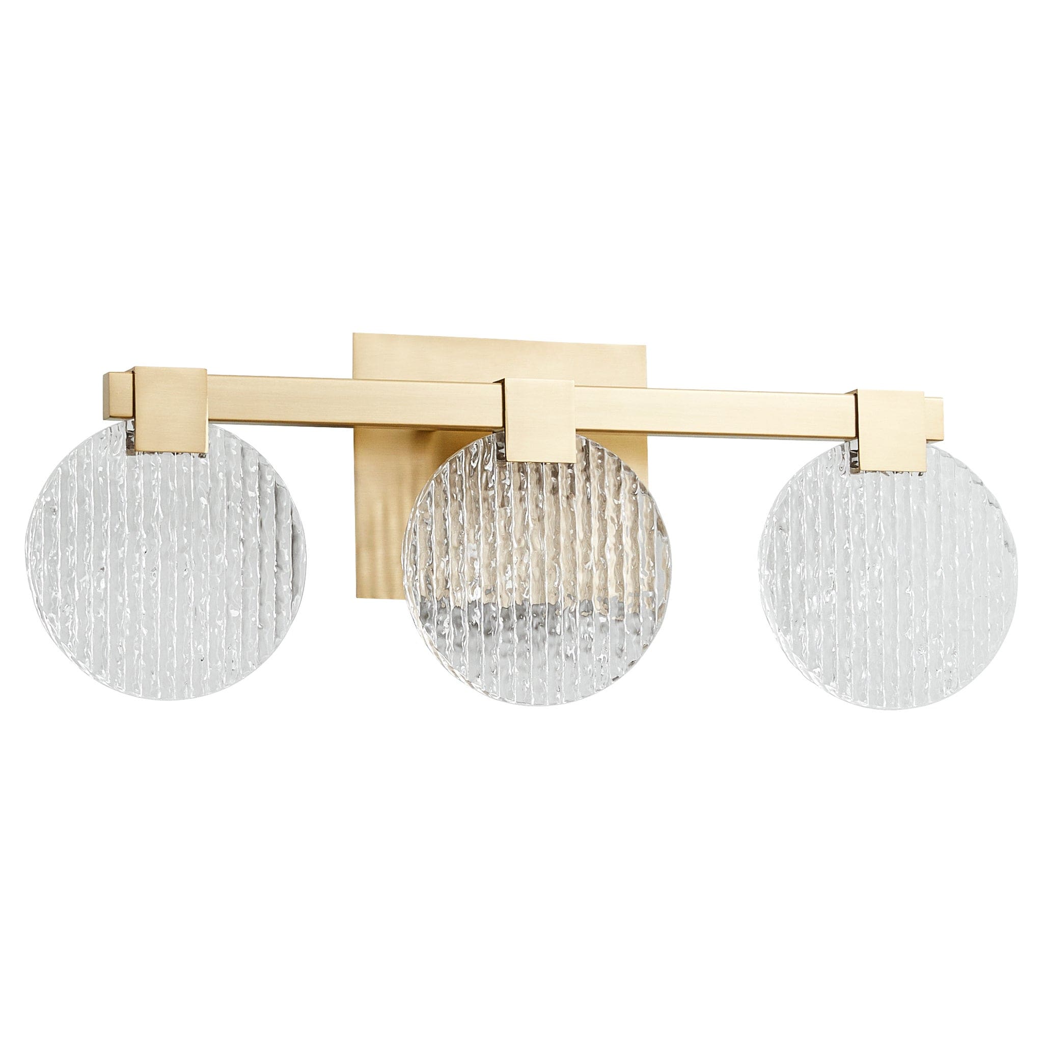 AXIOM Three Light CCT Vanity - Aged Brass