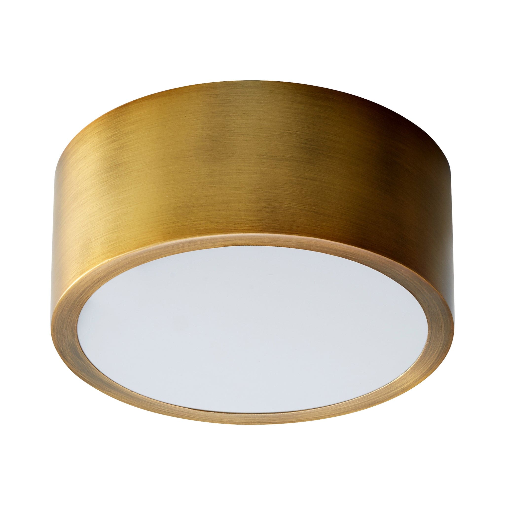 PEEPERS 5" Sconce / Ceiling Mount Ceiling Mount -3000k- Aged Brass