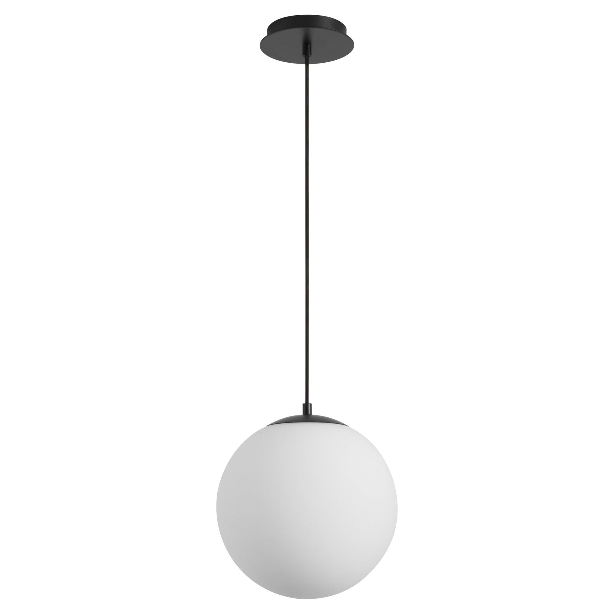 LUNA 12" Pendant UV -3000k- Black