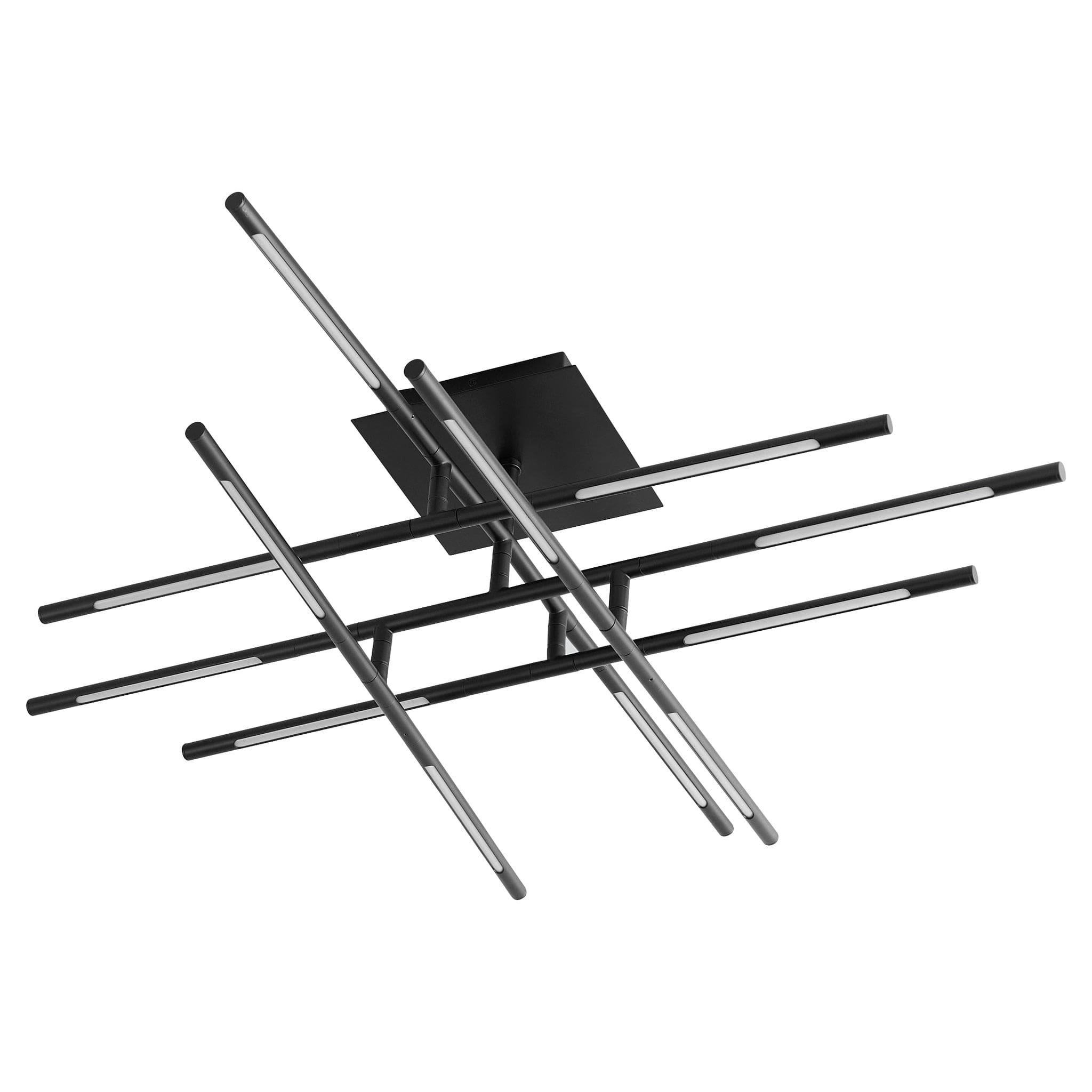 PALILLOS Twelve Light CCT Ceiling Mount - Black