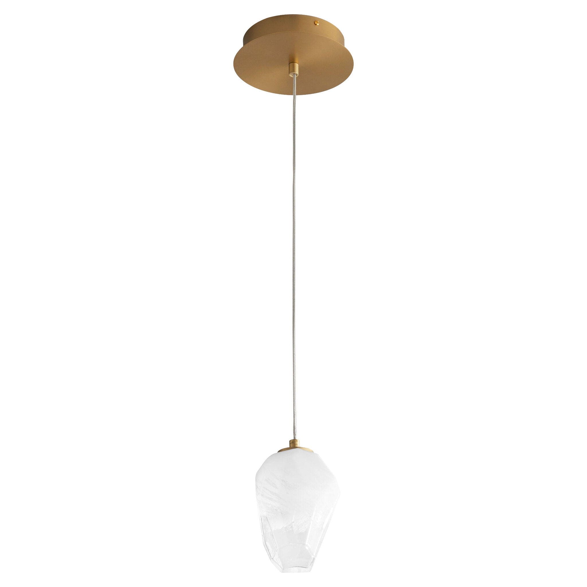 VIVO One Light CCT Pendant - Aged Brass