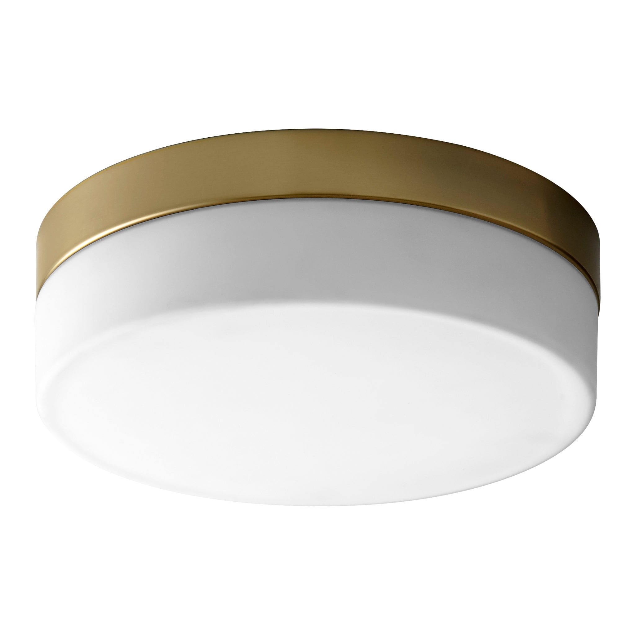 ZURI 11" Ceiling Mount -3000k- Aged Brass