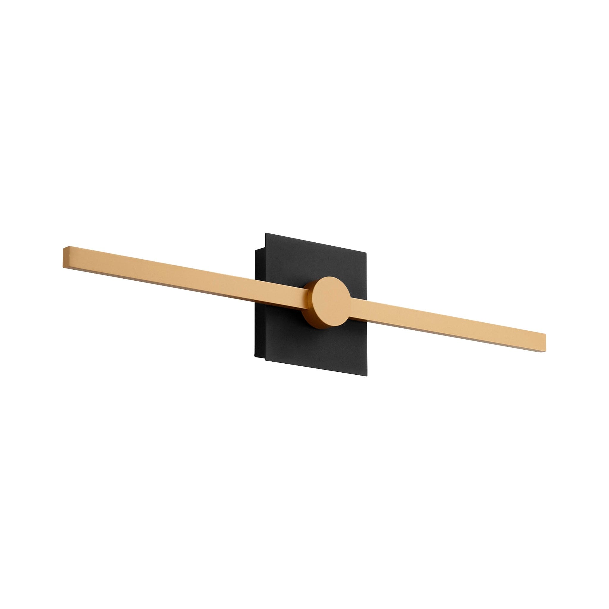 ZORA 24" Vanity -3000k- Black/Industrial Brass