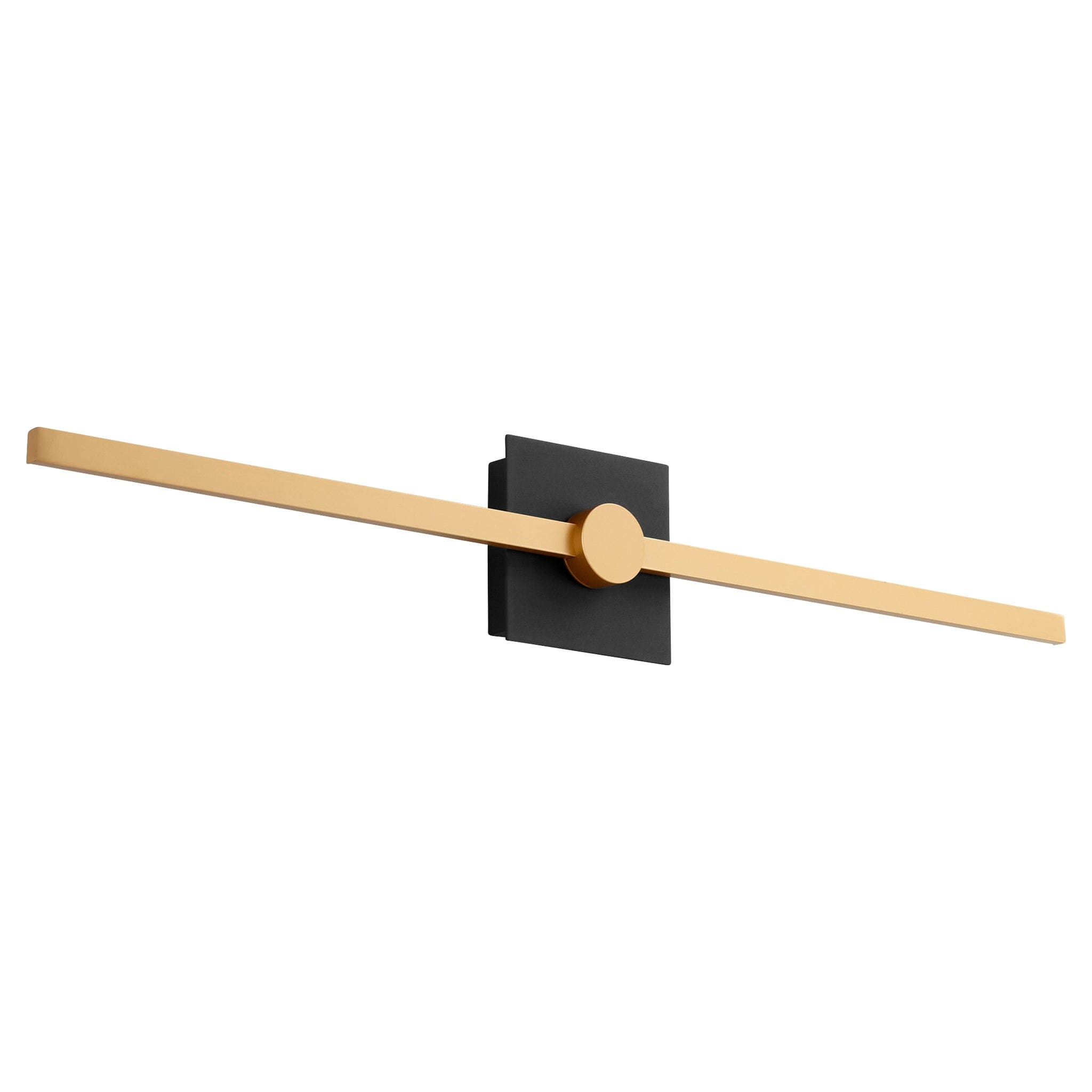 ZORA 32" Vanity -3000k- Black/Industrial Brass