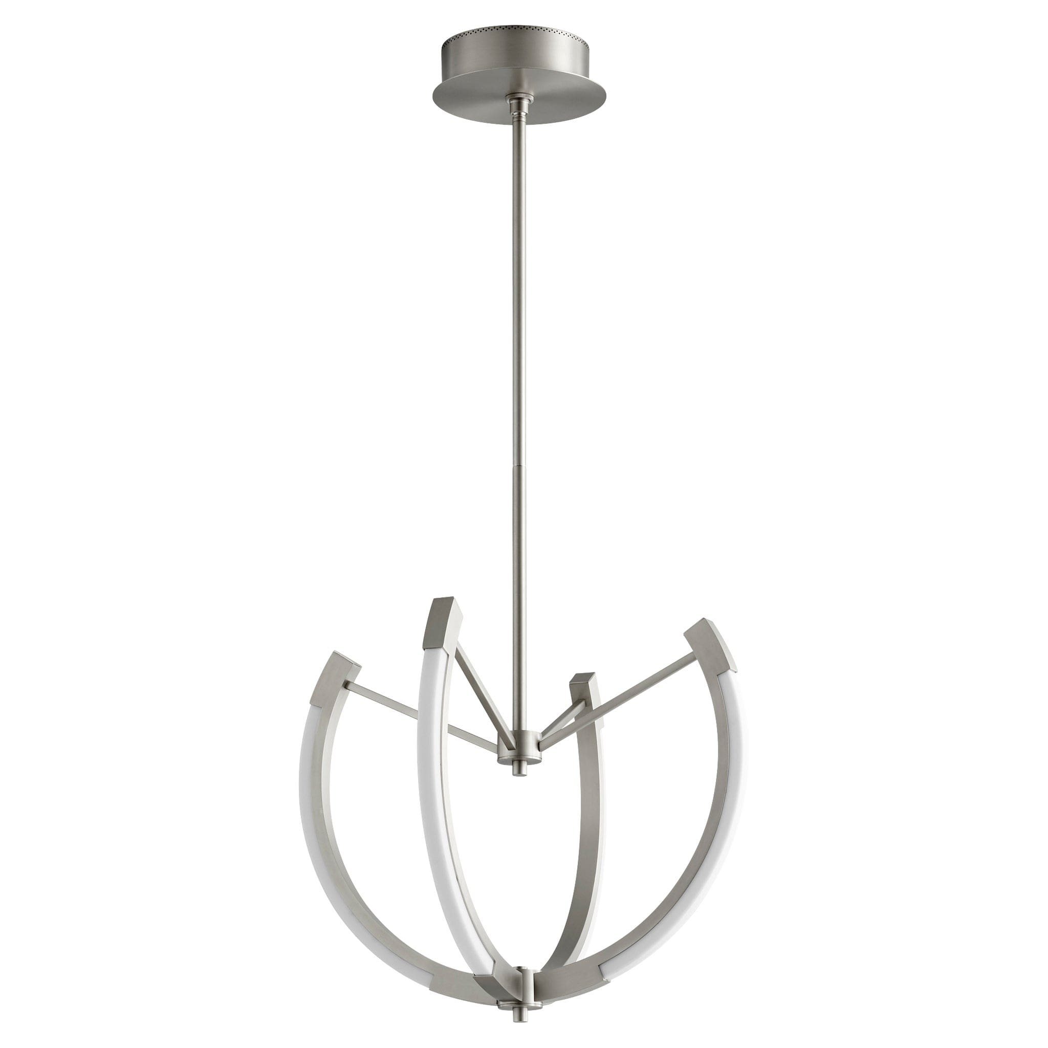UTOPIA 21" LED Chandelier -3000k- Satin Nickel