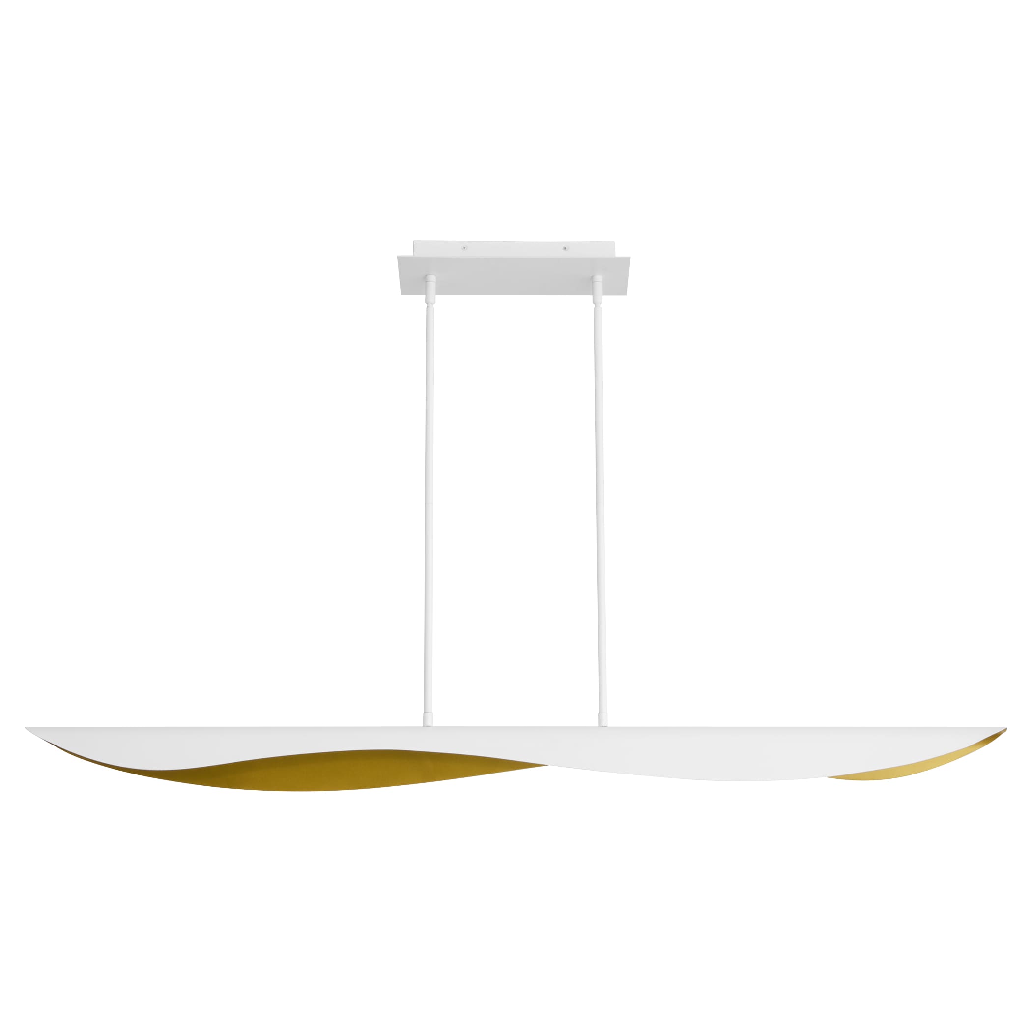 PIVOT CCT Linear - White/Aged Brass