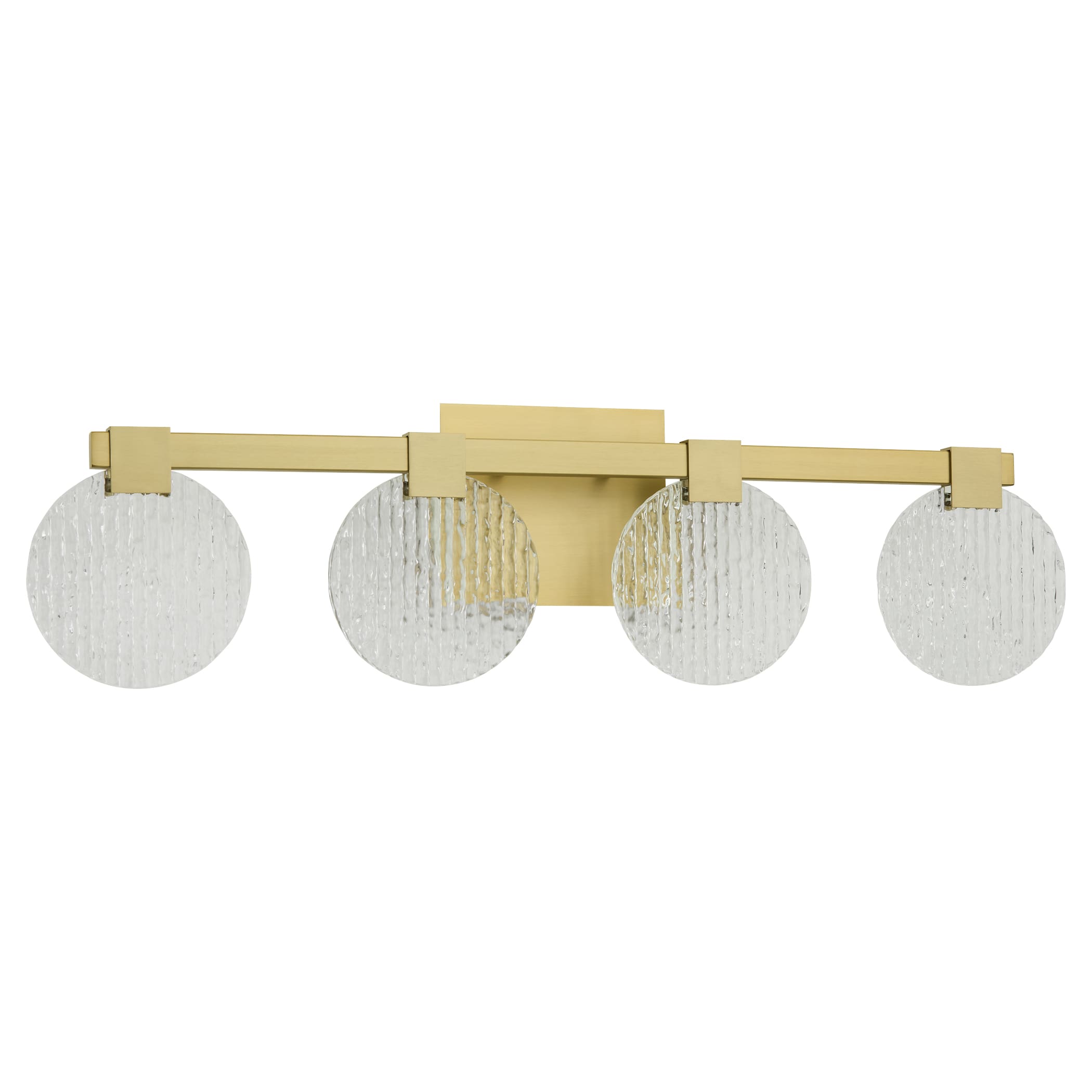 AXIOM Four Light CCT Vanity - Aged Brass