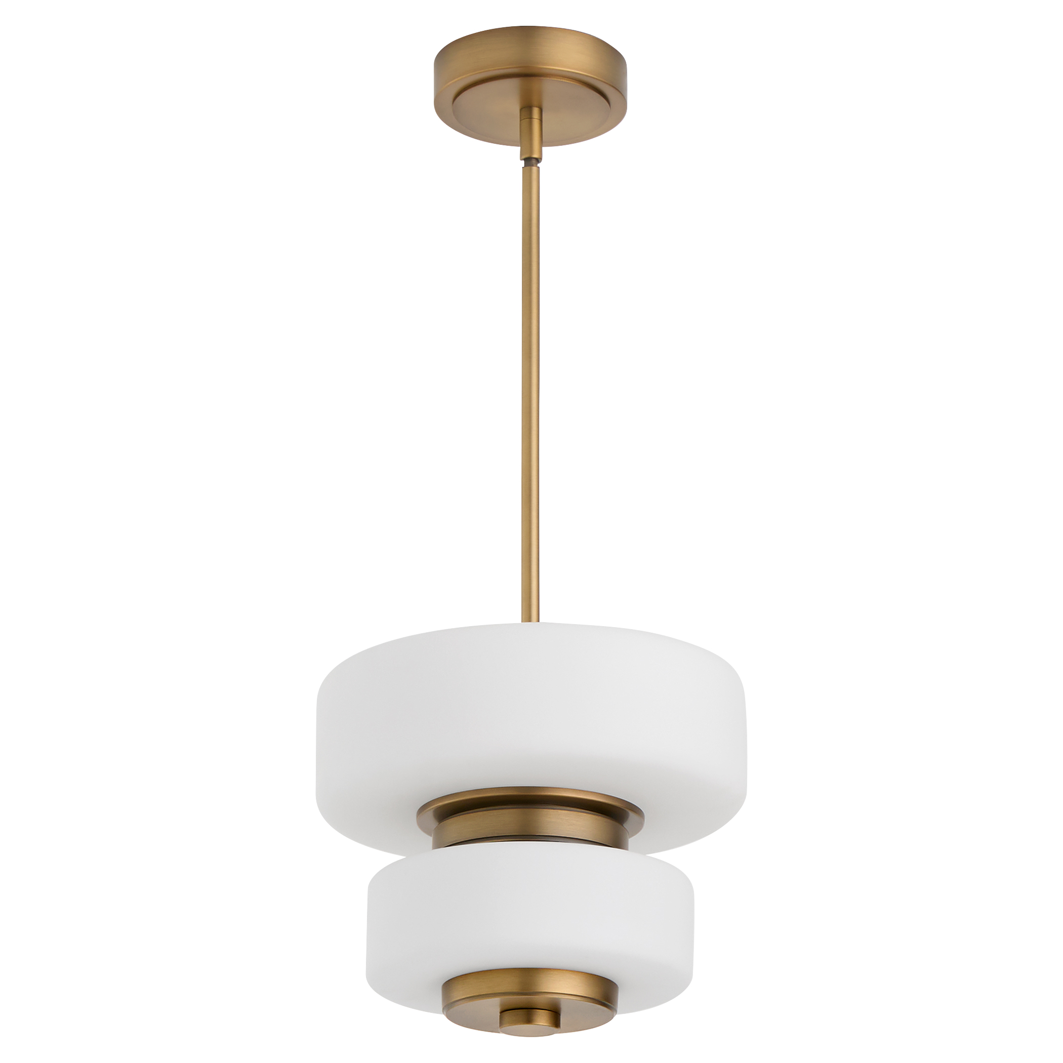 FAVO 12" 5CCT Pendant - Brushed Brass