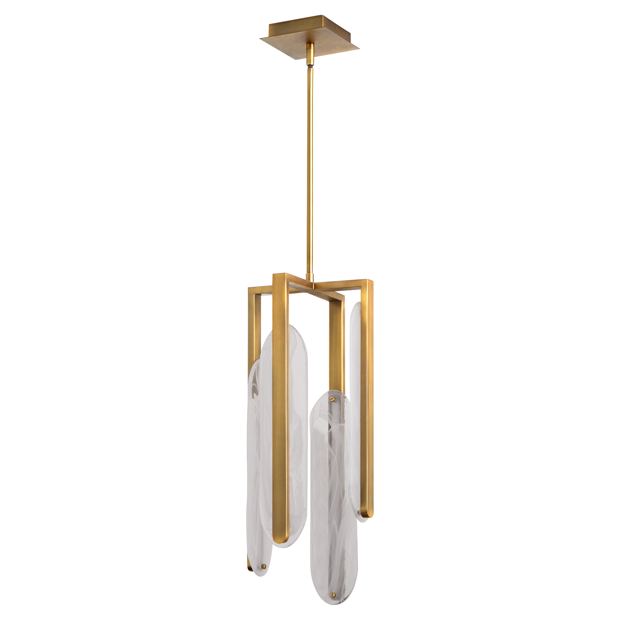 AVIAN 4 Light 5 CCT Pendant - Brushed Brass